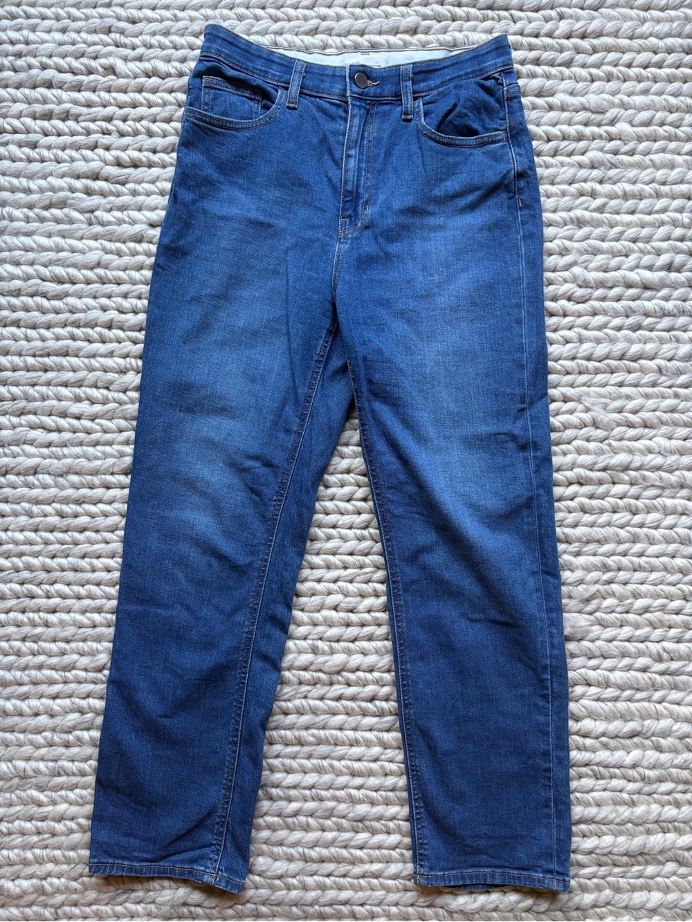 Oak + Fort Women’s Straight Leg Jeans - Medium Wash - Size M